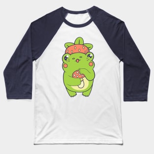 Cottagecore kawaii frog Baseball T-Shirt